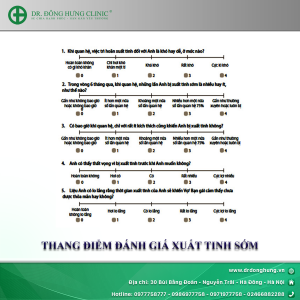 Cách nhận biết mức độ xuất tinh sớm - Dr Đông Hưng